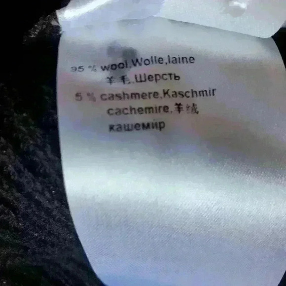 MARC CAIN gold/ black wool and cashmere sweater. Size N2 (US 6) - Picture 10 of 14